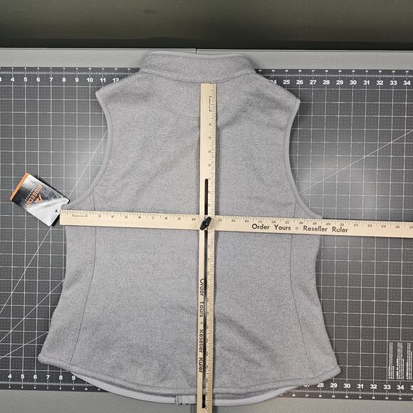 Ridgecut Fleece Vest Womens Medium New Quicksilver Heather Workwear Outdoors - Picture 8 of 10